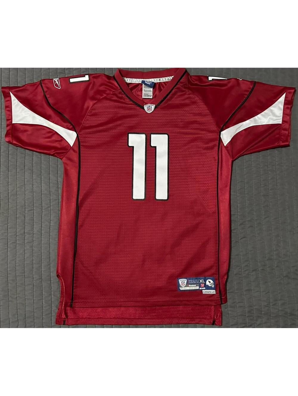 NFL Reebok Arizona Cardinals Larry Fitzgerald Football Jersey Kids Youth XL